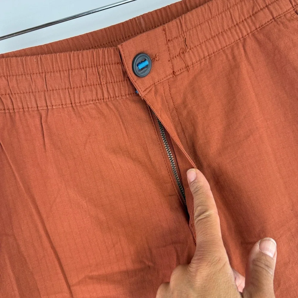 Cotopaxi Salto Ripstop Pants Men Small Rust Orange Slim Fit Hiking Stretch 12547